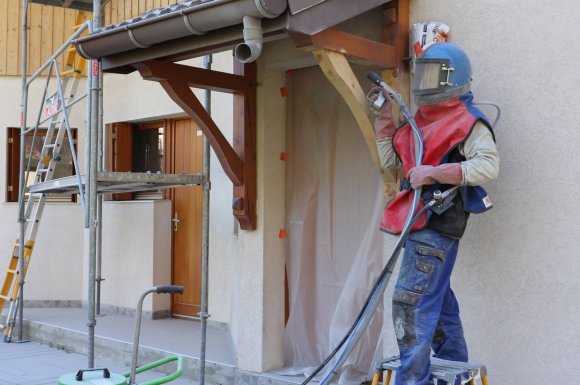 Sablage / aérogommage , entretien de façade et boiserie 